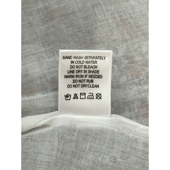 NWT Ro's Garden Daphne Midi Floral Resort Boho Cotton Dress Red Peach Aix XS - Picture 7 of 7